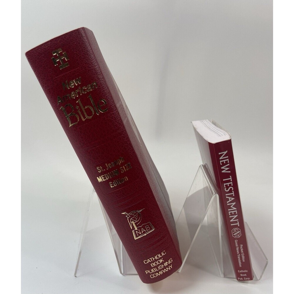 New American Bible Saint Joseph Ed Red + New Testament Translation Book Catholic - Picture 5 of 16